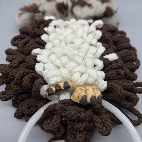 Vintage macrame owl - Picture 4 of 4